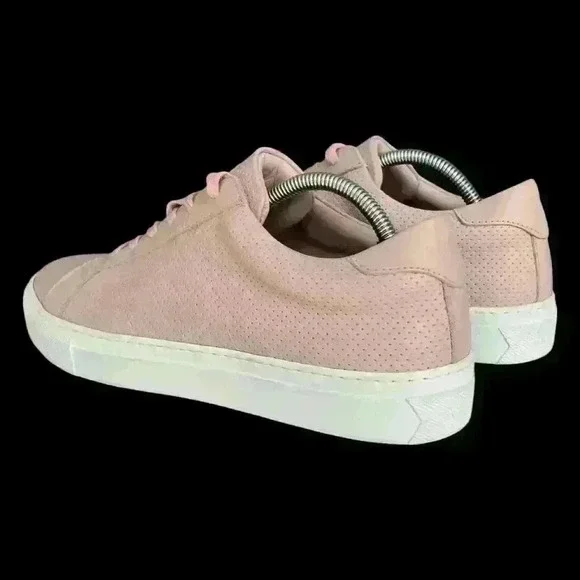 Greats Brooklyn The Royal Pink Perforated Leather Sneaker Italy Size 8.5 - Picture 3 of 15